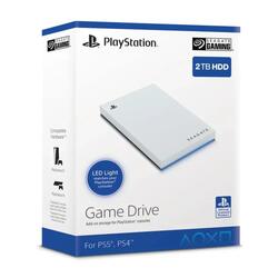 Seagate Playstation Game Drive 2TB White USB 3.0 Portable Hard Drive
