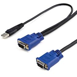 StarTech 10ft Ultra Thin USB VGA 2-in-1 KVM Cable