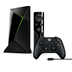 Nvidia SHIELD TV 4K and Microsoft Xbox Controller + Cable for Windows