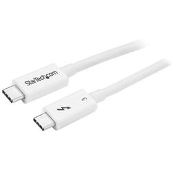 StarTech 0.5m White Thunderbolt 3 USB-C Cable