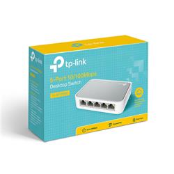 TP-Link 5-Port 10/100Mbps Desktop White Switch