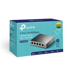 TP-Link TL-SF1005P 5 Port 10/100Mbps Switch with 4 Port PoE