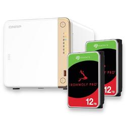 Bundle -- Qnap TS-462-2G NAS+2xSeagate IronWolf Pro 12TB HDD
