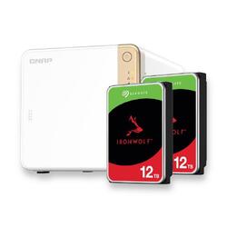 Bundle -- Qnap TS-462-2G NAS+2xSeagate IronWolf 12TB HDD