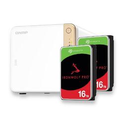 Bundle -- Qnap TS-462-2G NAS+2xSeagate IronWolf Pro 16TB HDD