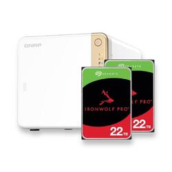 bundle -- Bundle -- Qnap TS-462-2G NAS+2xSeagate IronWolf Pro 22TB HDD
