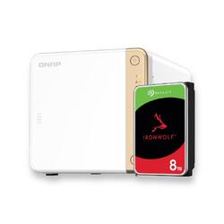 Bundle -- Qnap TS-462-2G 4 Bay Diskless NAS+Seagate IronWolf 8TB 7200 HDD