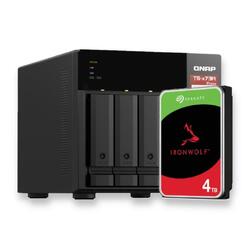 Bundle -- Qnap TS-473A-8G 4 Bay Diskless NAS+Seagate IronWolf 4TB HDD