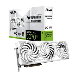 Asus TUF Gaming GeForce RTX 5070 Ti 16GB GDDR7 White OC Edition Graphics Card