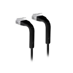 Ubiquiti UniFi 22cm Black Cat6 90-Degree Bendable RJ45 Ethernet Cable