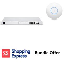 Bundle -- Ubiquiti UniFi Dream Machine Pro All in One Enterprise Gateway & Ubiquiti UniFi 6 Lite Wi-Fi 6 5 GHz 1.2 Gbps 2.4 GHz 300 Mbps MU-MIMO Dual-