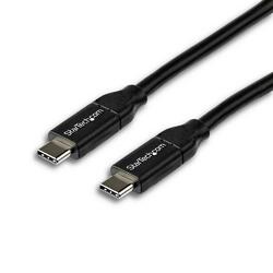 StarTech 2m 6ft Black USB-C to USB-C Cable 5A USB 2.0 IF Certified