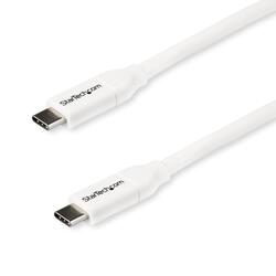 StarTech 2m USB-C Cable M/M 5A PD White