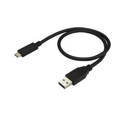 StarTech 0.5m Black USB-A to USB-C Cable USB 3.1 10Gbps