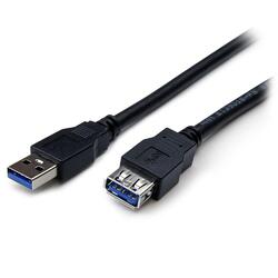 StarTech 2m Black SuperSpeed USB 3.0 Extension Cable
