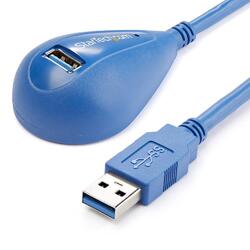 StarTech 1.5m Desktop SuperSpeed USB 3.0 Extension Cable M/F Blue