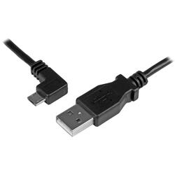 StarTech 2m Left-Angle Micro-USB Charge-and-Sync M/M 24 AWG Cable