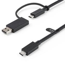 StarTech 1m USB-C Cable with USB-A Adapter Dongle