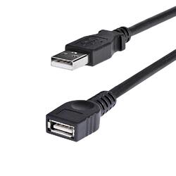 StarTech 1.8m Black USB 2.0 Extension Cable