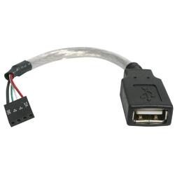 StarTech 15cm USB A to USB 4 Pin Header Cable F/F