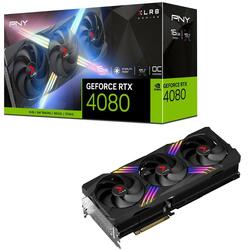 PNY GeForce RTX 4080 16GB XLR8 Gaming VERTO EPIC-X RGB Overclocked Triple Fan GDDR6X Graphics Card