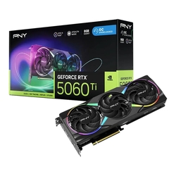 PNY GeForce RTX 5060 Ti Triple Fan OC 8GB GDDR7 ARGB LED Graphics Card