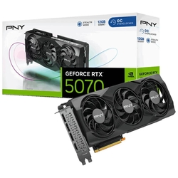 PNY GeForce RTX 5070 Triple Fan OC 12GB GDDR7 Graphics Card