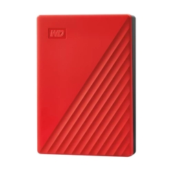 WD My Passport 4TB Red USB 3.2 Gen 1 Portable Hard Drive