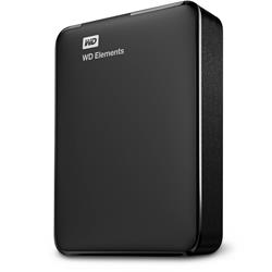 WD Elements 2TB USB 3.0 Black 2.5" Portable Drive