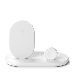 Belkin BOOST CHARGE 3-in-1 Wireless Charger for Apple Devices White