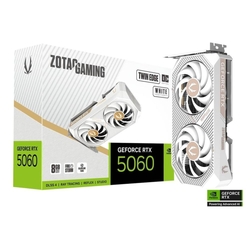 ZOTAC GeForce RTX 5060 Twin Edge OC White Edition 8GB GDDR7 Graphics Card