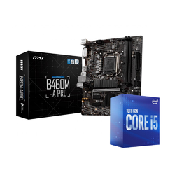 Intel Core i5-10600 CPU and MSI B460M-A-PRO Motherboard