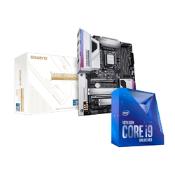 Intel Core i9-10900K CPU and Gigabyte Z490-VISION-G ATX Motherboard LGA 1200